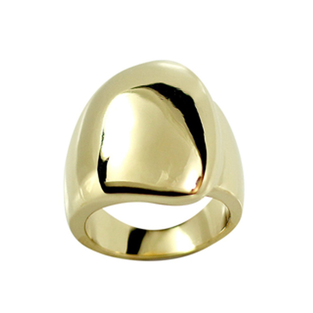 Fold-Over Abstract 14K Gold Ring